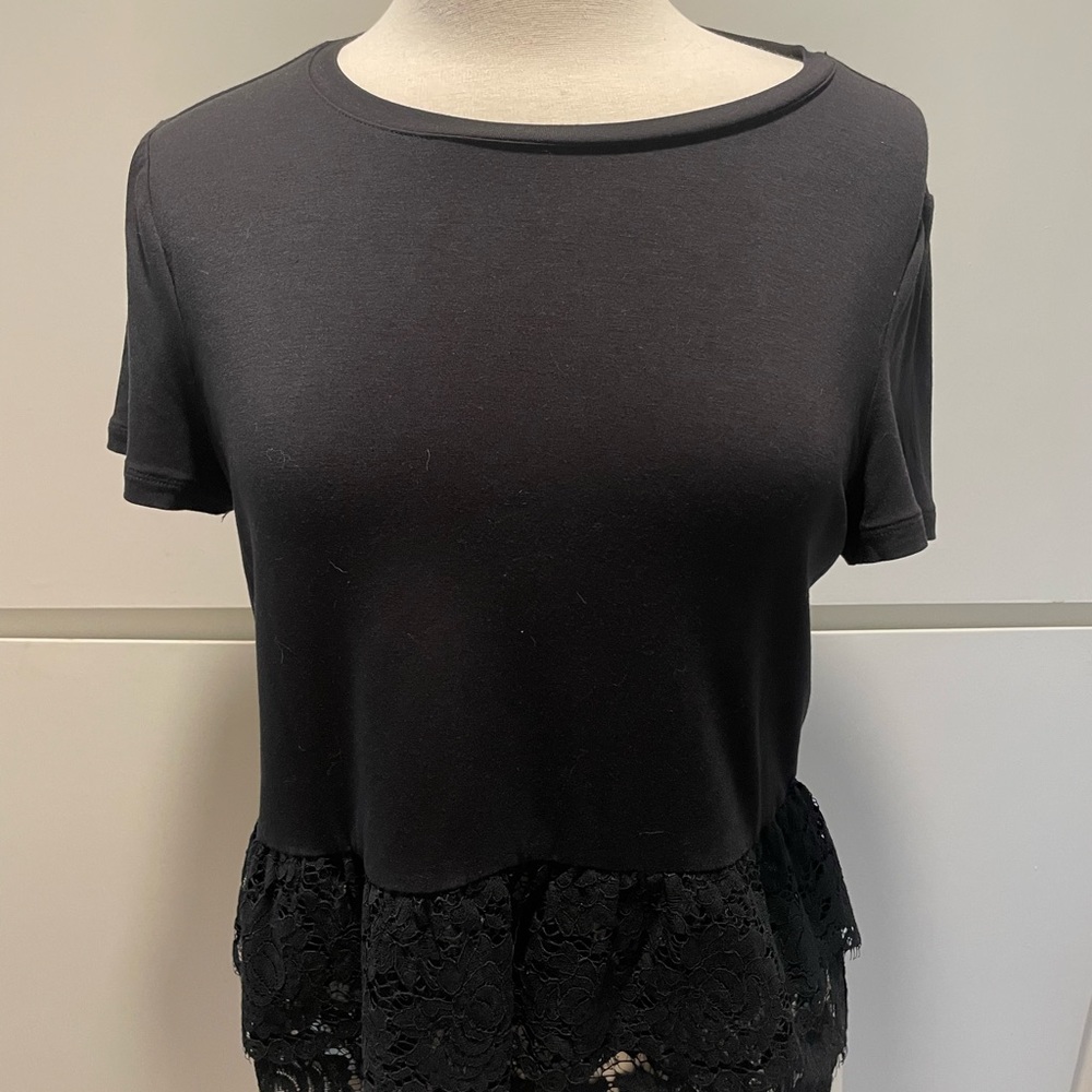 Kate Spade black top lace bottom